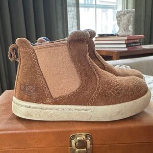 UGG Kids Tan Suede Boots